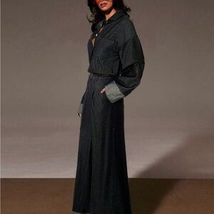 SHEIN Dark Denim Jumpsuit